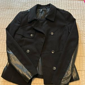 Black pea coat women’s size 2.